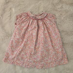 Marie Puce Liberty Print Dress